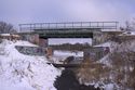 Brücke der Heidekrautbahn-Stammstrecke in Schildow