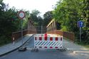 Sperrung auf der Werbelliner Brücke in Finowfurt