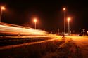 Geisterlicht am Bahnhof Horka