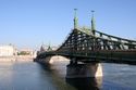 Budapest - Freiheitsbrücke teilweise eingerüstet