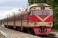 Marcinkonys - Zug nach Vilnius - die Verbindung nach Weißrußland ist unterbrochen