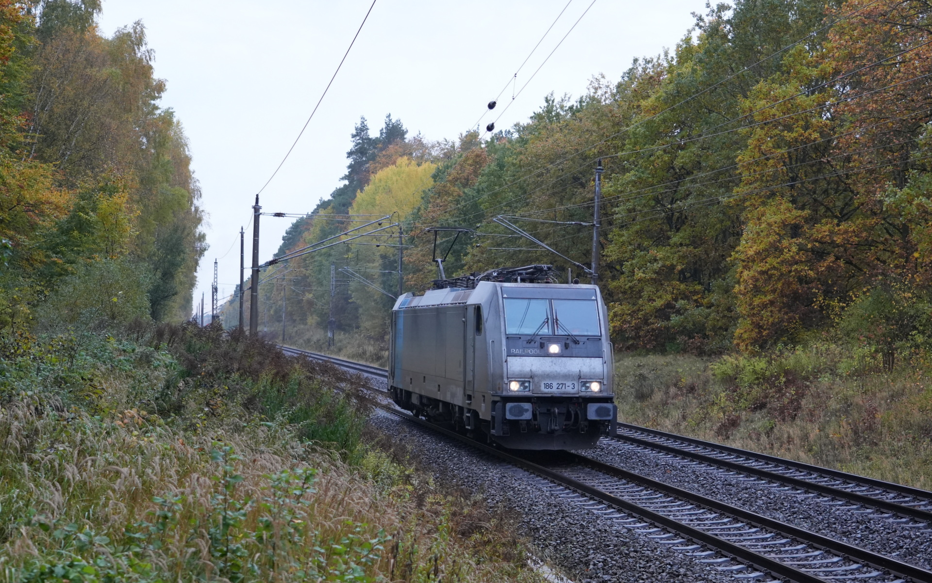 Eine Leerfahrt von 186 271-3