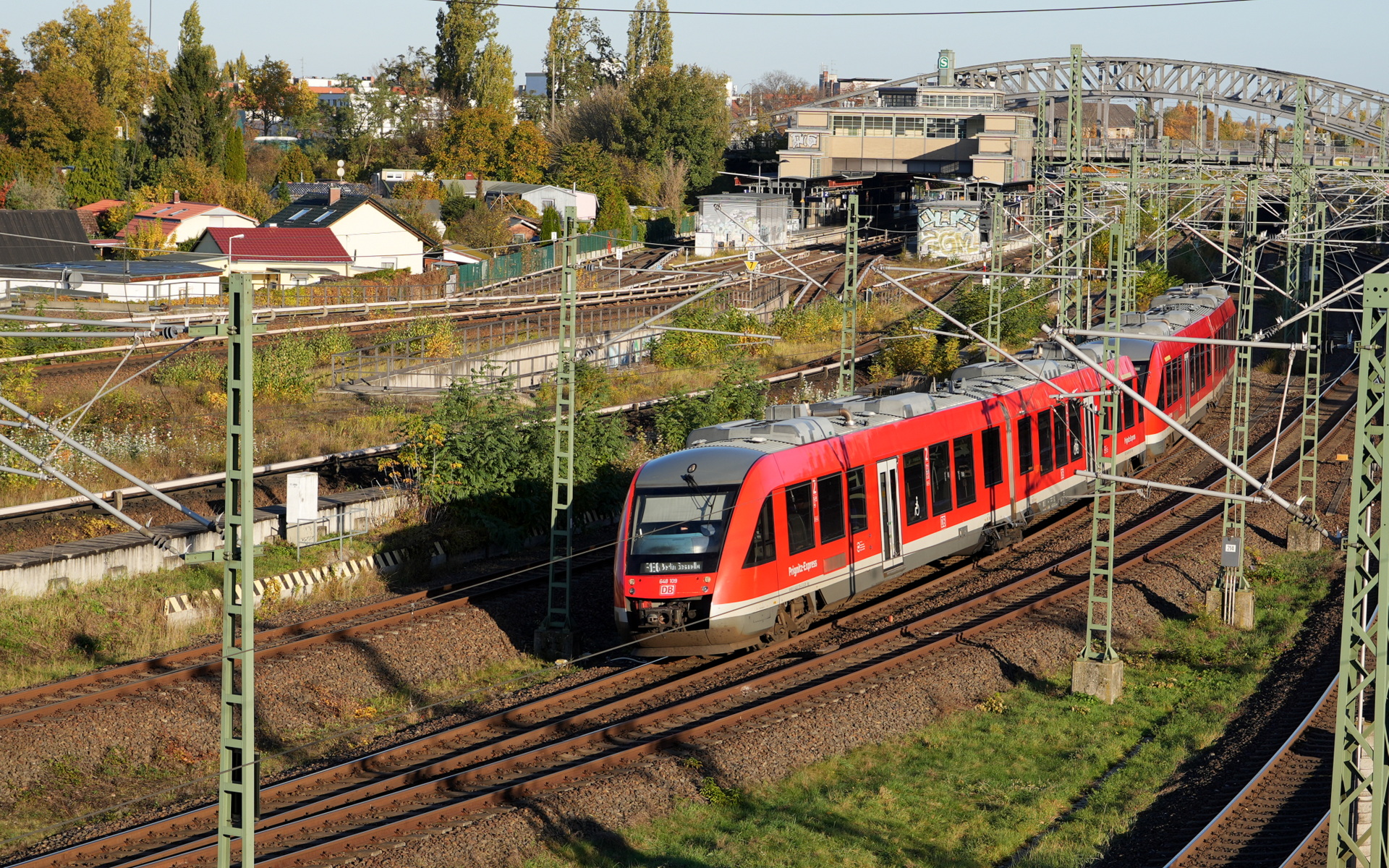 Prignitzexpress kurz vor dem Ziel