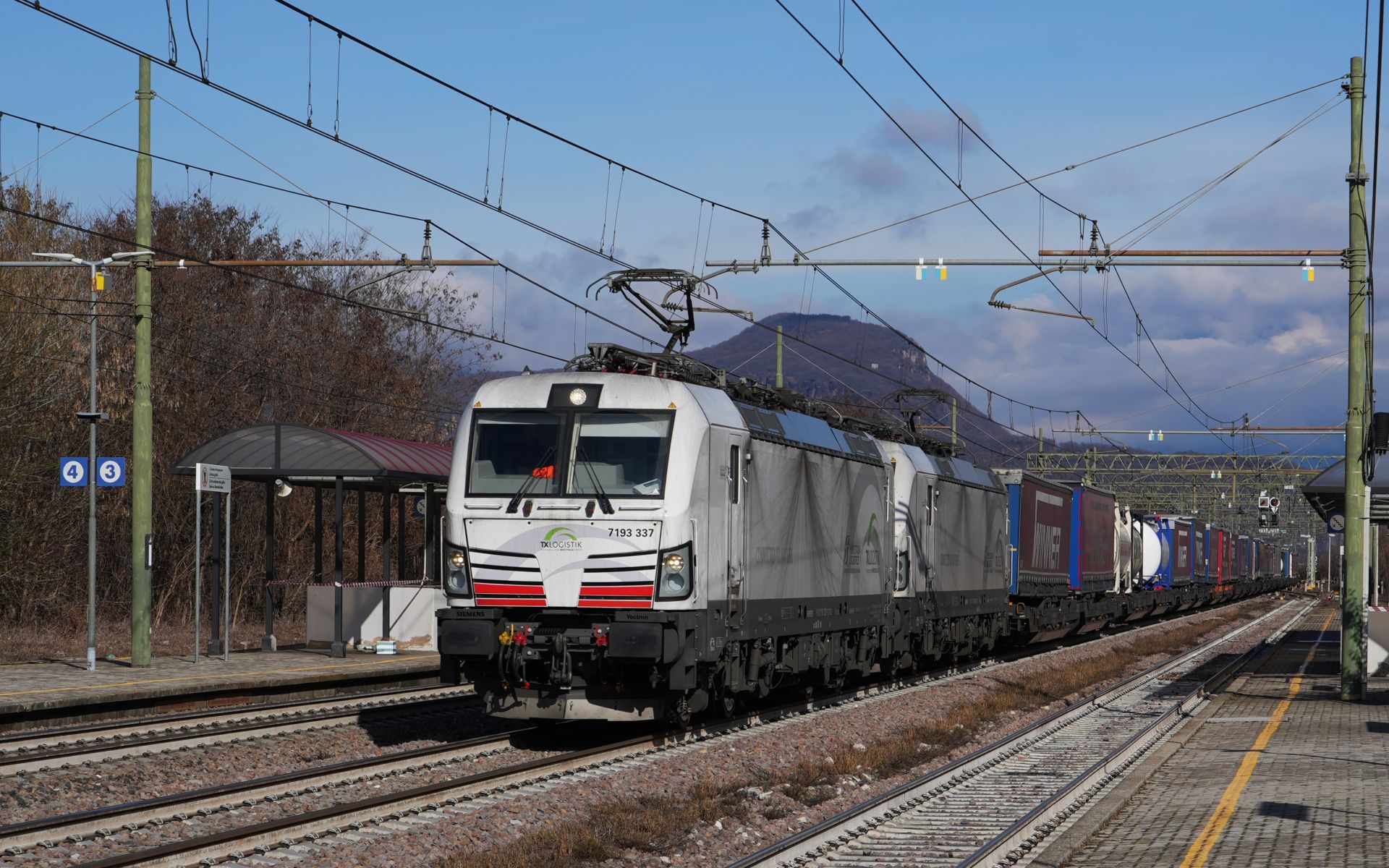 Kombinierter Verkehr in Neumarkt/Egna