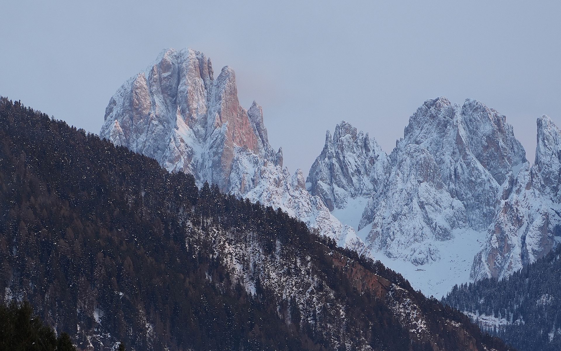 Langkofel am Abend