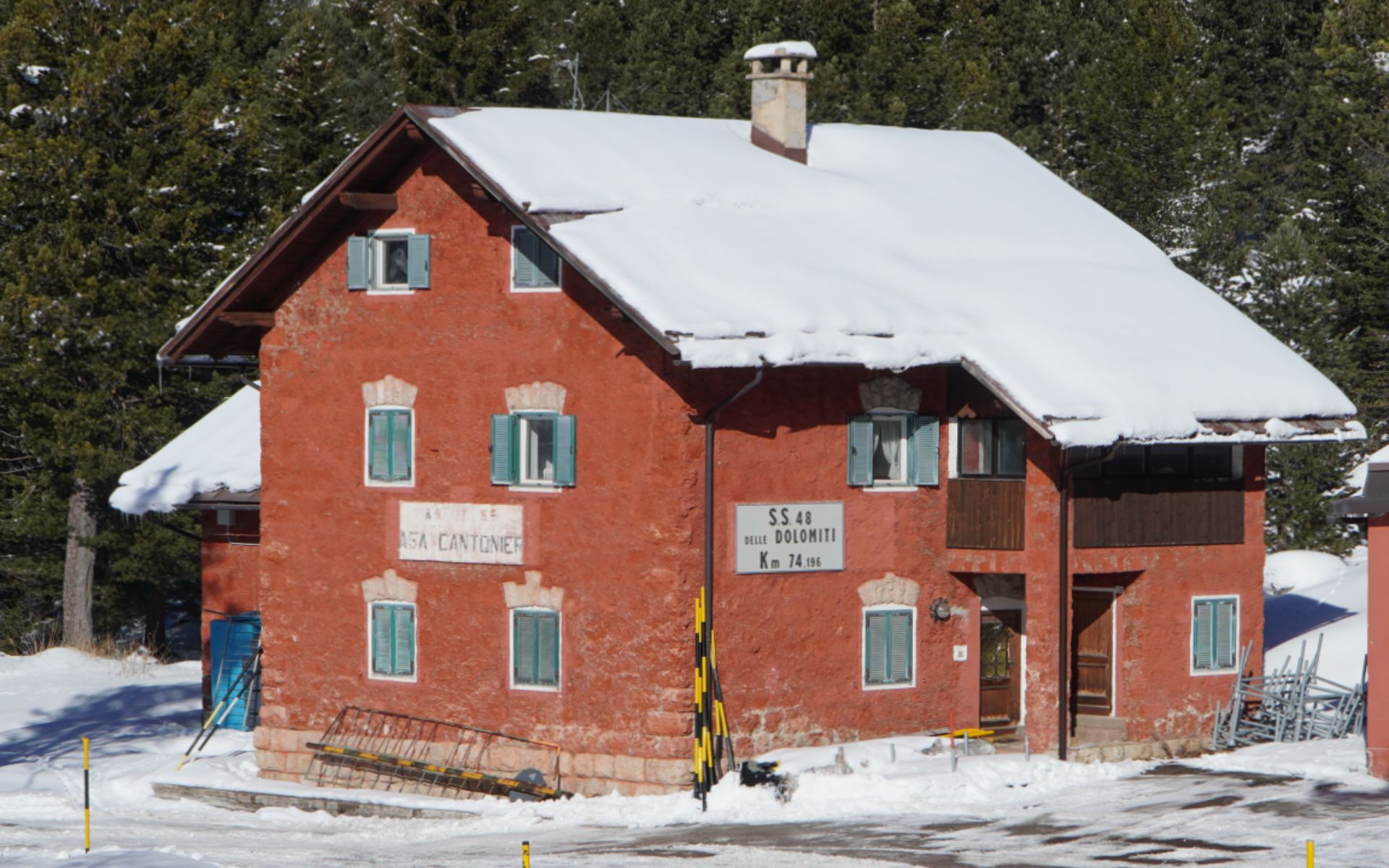 Casa Cantoniera S.S.48 Dolomiti an der Kehre Nr.18