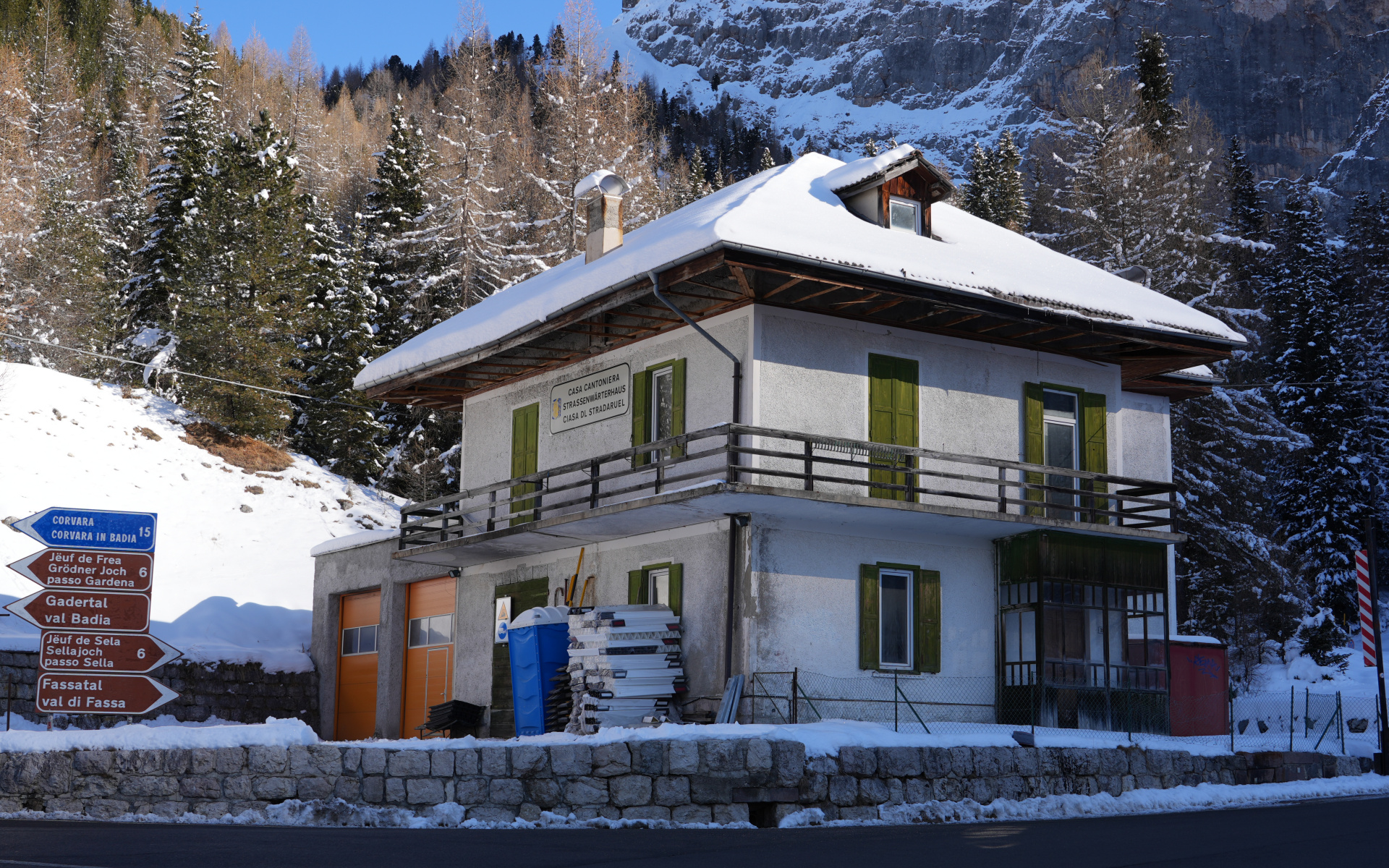 Casa Cantoniera am Ende des Grödnertals