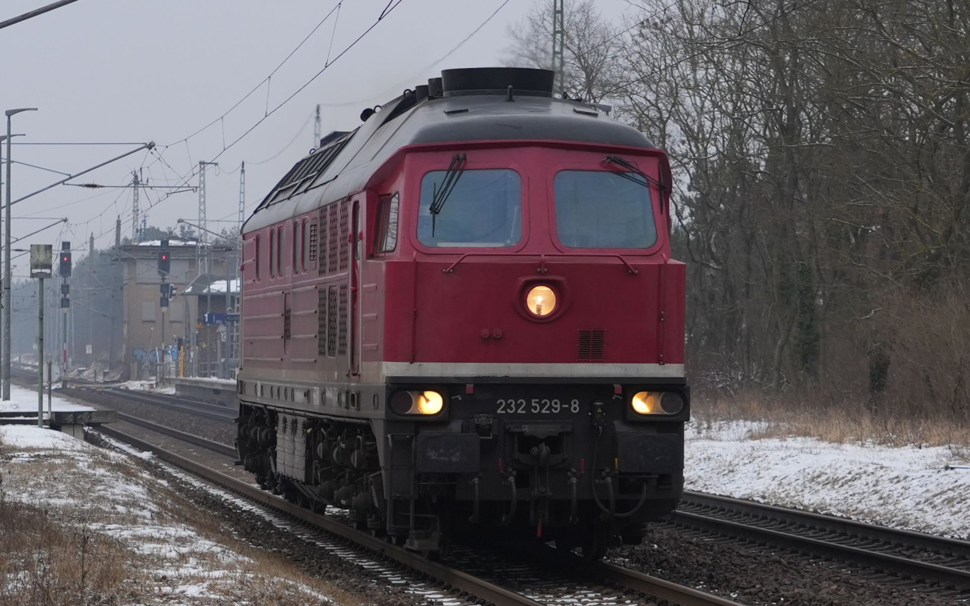 ein einsamer Diesel in Britz