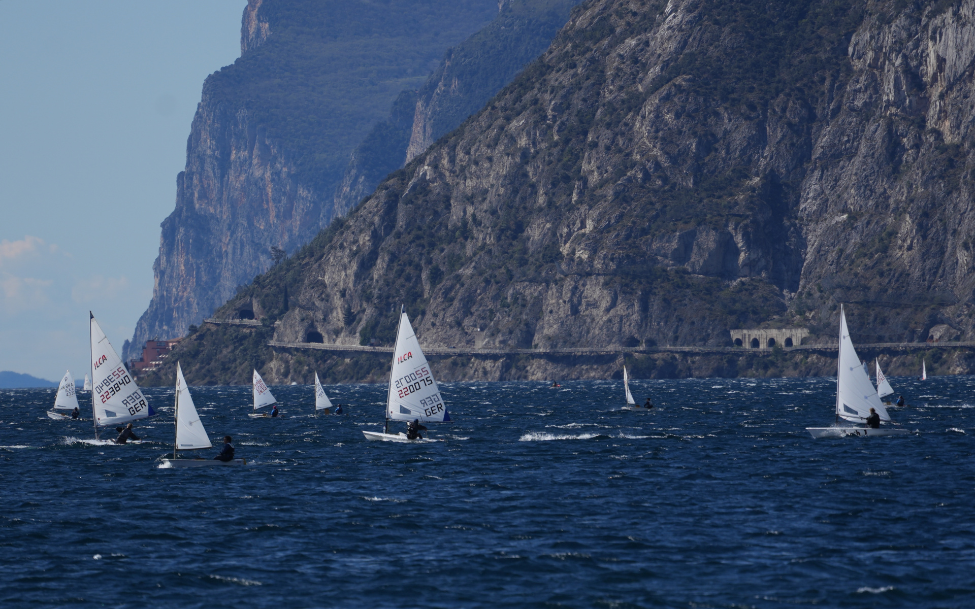 Segler auf dem Gardasee