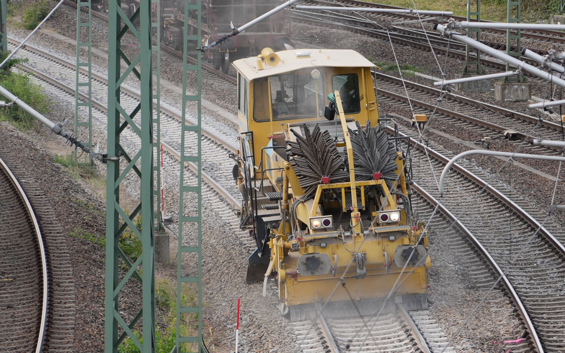 Gleisbau rund um die Behmbrücke