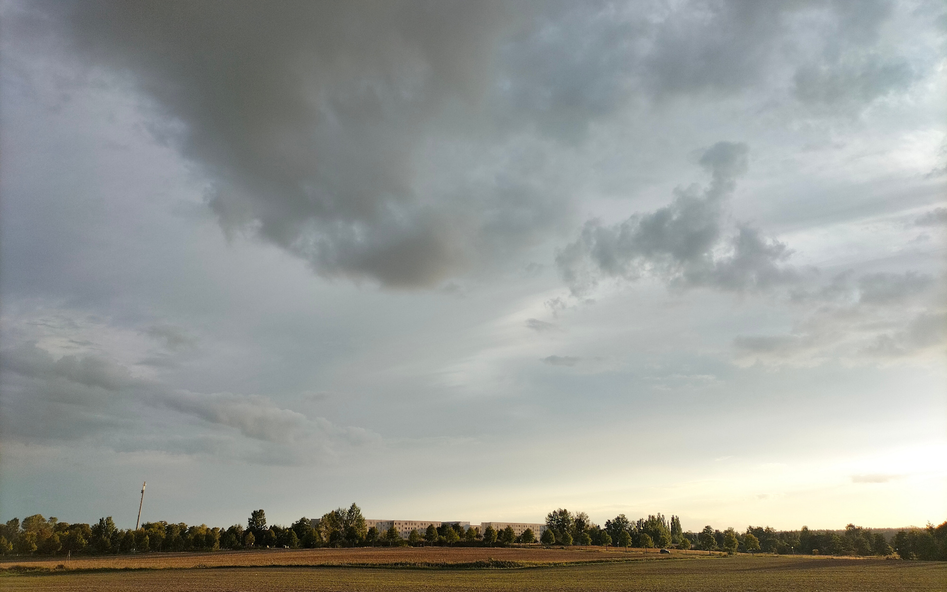 Wolken über Angermünde